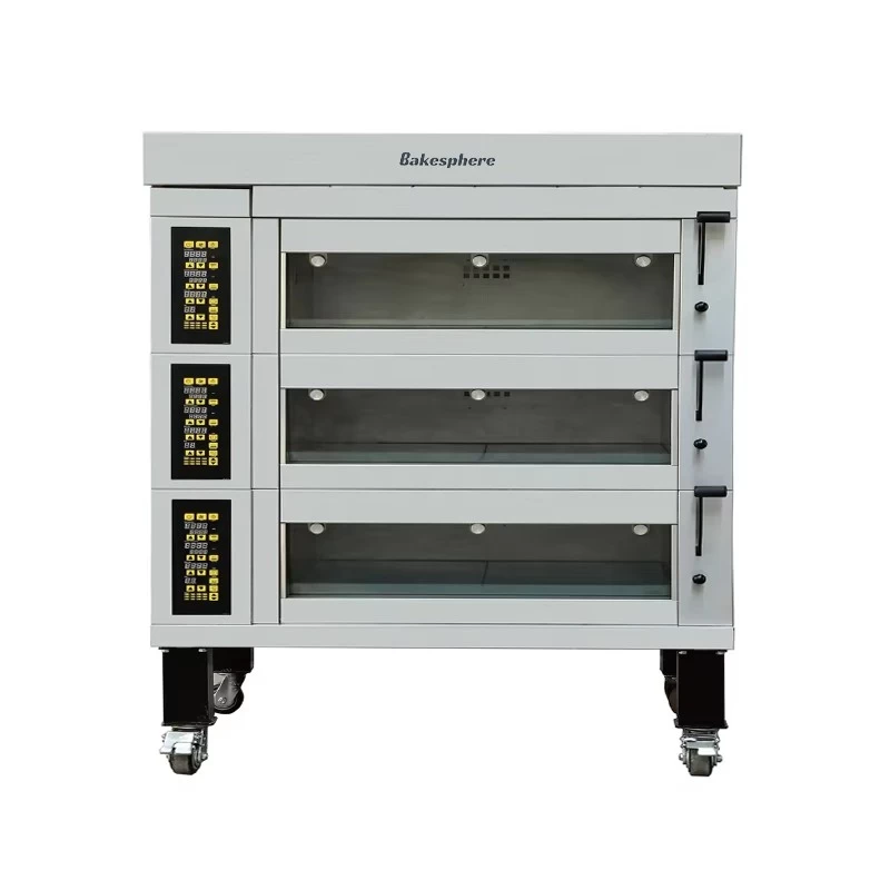 China Bakery Bread Pizza Oven Electric Deck Baking Oven manufacturer