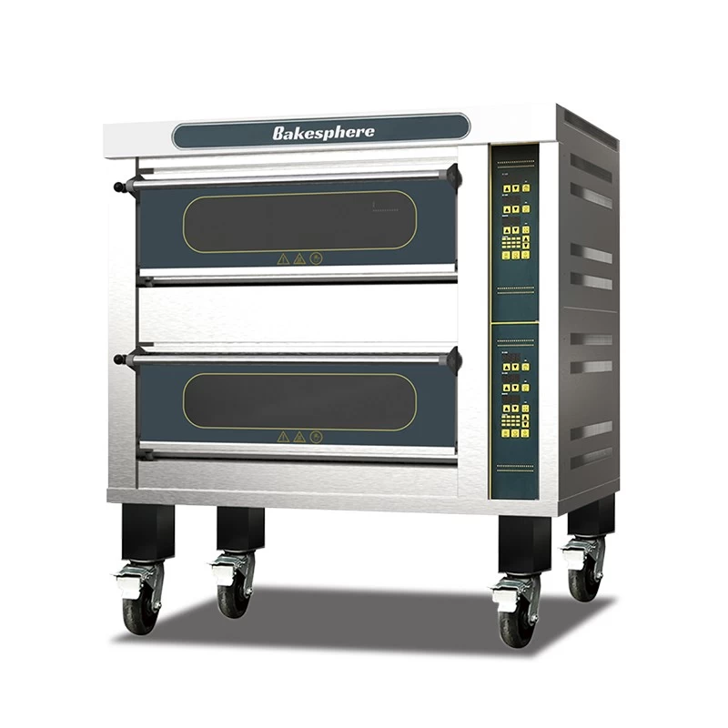 China Double Deck Gas Oven Bakery Baking Oven for Bread Pizza manufacturer