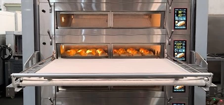Deck oven na may loader