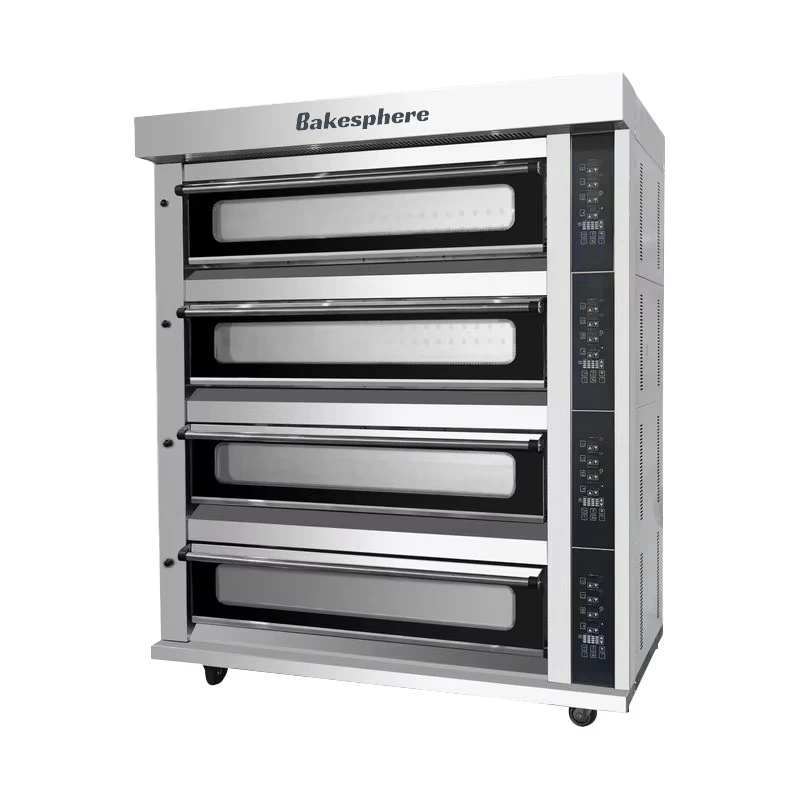 China 4 Deck 16 Trays Gas Deck Oven manufacturer