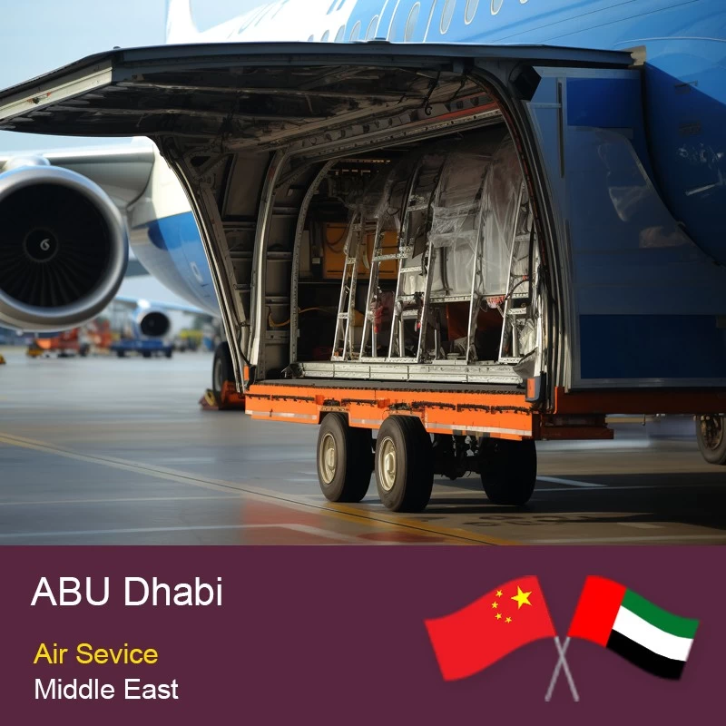 Chine Services de cargaison aérienne de la Chine à Abu Dhabi Transfert de fret