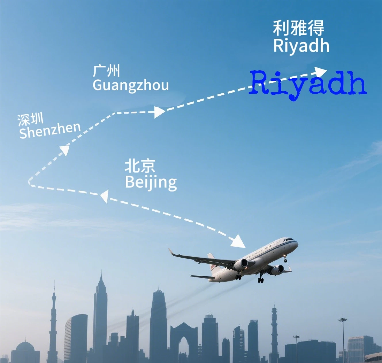 Express Air Freight China to Riyadh Rapid Delivery