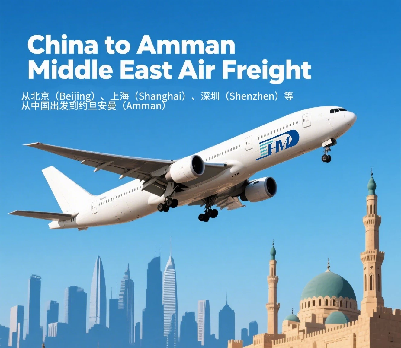 China to Amman Middle East Air Freight