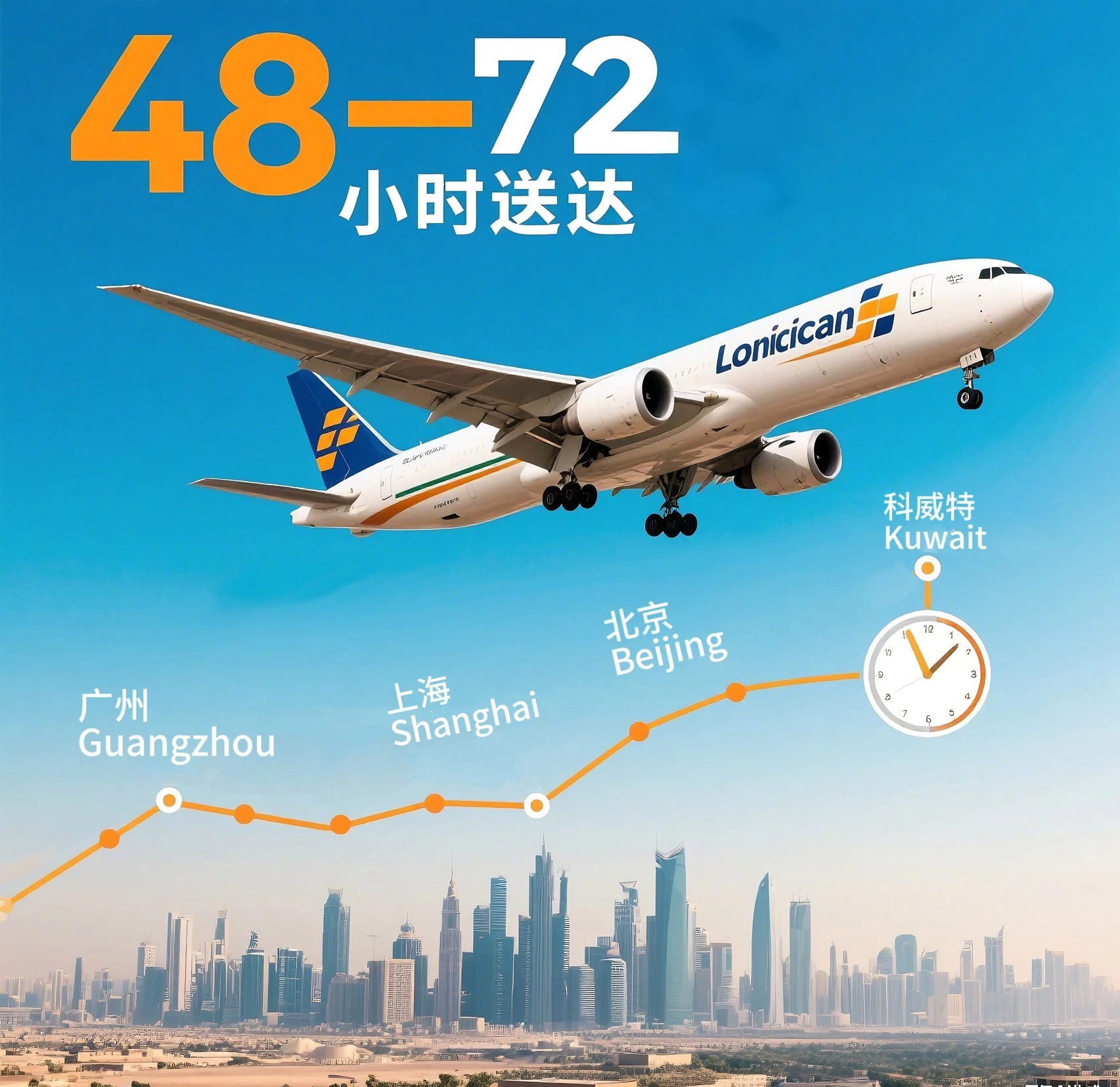 China to Kuwait Air Express