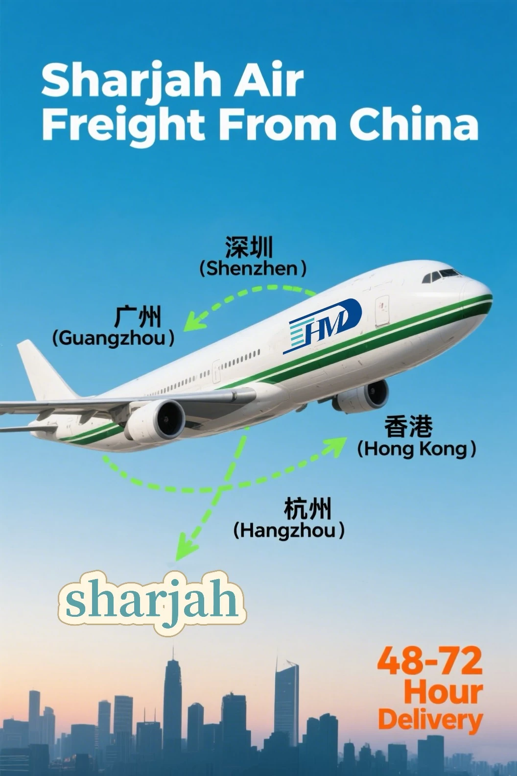 Sharjah Air Freight From China