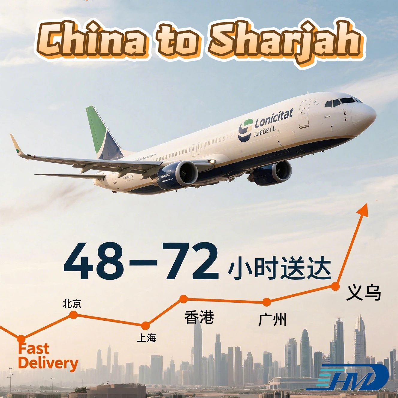 China to Sharjah Air Freight Forwarding Fast