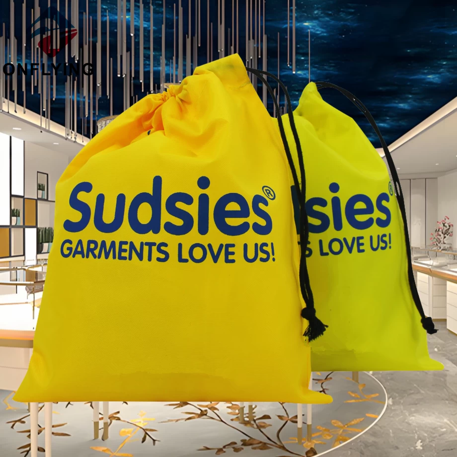 Polyester Drawstring Bag factory China