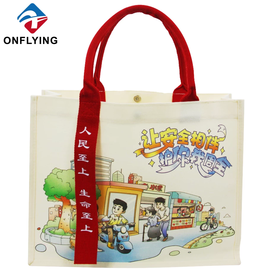 China Women Carry Custom Canvass Custom Tote Bag Wholesale Manufacturer manufacturer