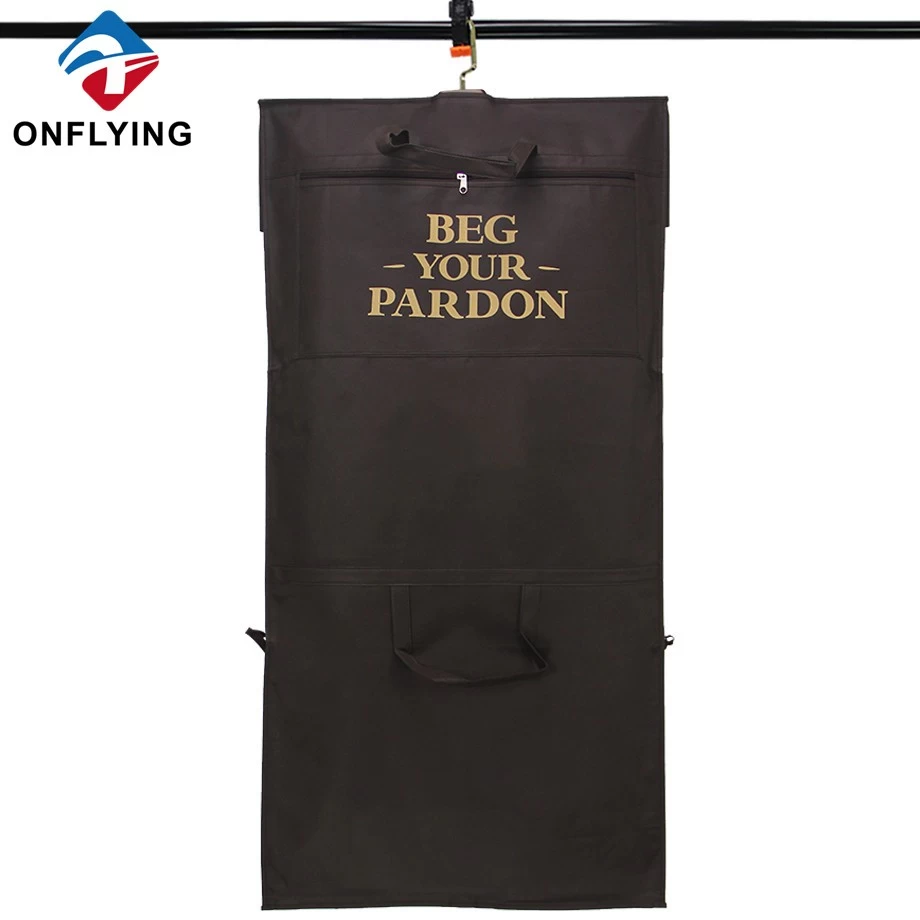 China Hot Sale Eco Friendly Brown Cover Garment Custom Suit Bags Factory Manufacturer manufacturer