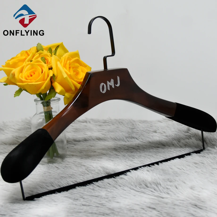 Flocking Bar Wooden Hangers factory