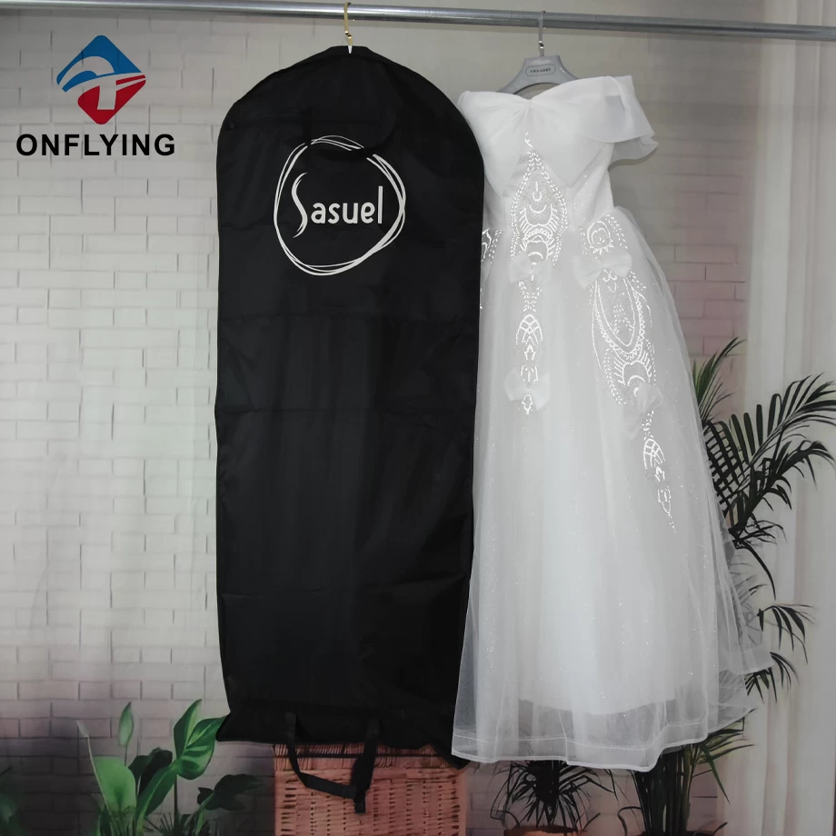 porcelana Logotipo personalizado de lujo Bolsas de vestidos de novia nupciales para ropa Fabricante de China fabricante