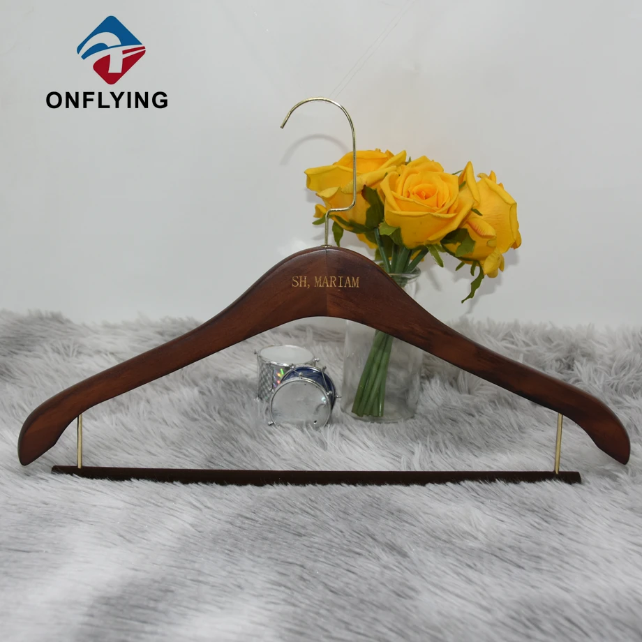Custom Wooden Hangers for Clothes Supplier