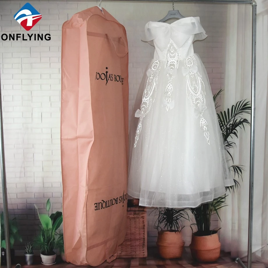 China Dust Bag Gold Zipper