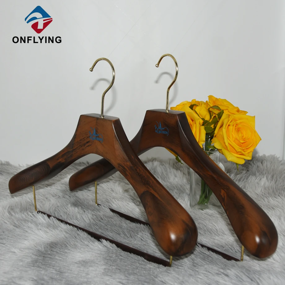 Brown Luxury Wooden Hanger Manufacturer