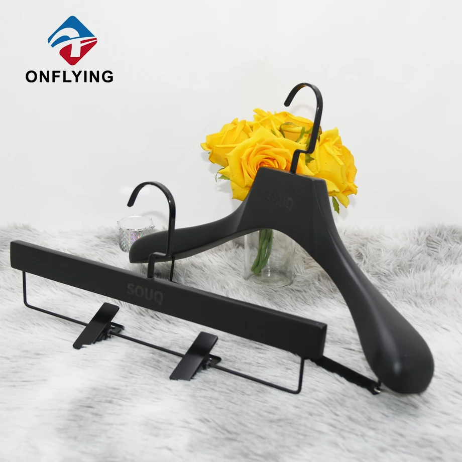 Thick Wooden Suit Hanger Manufacturer