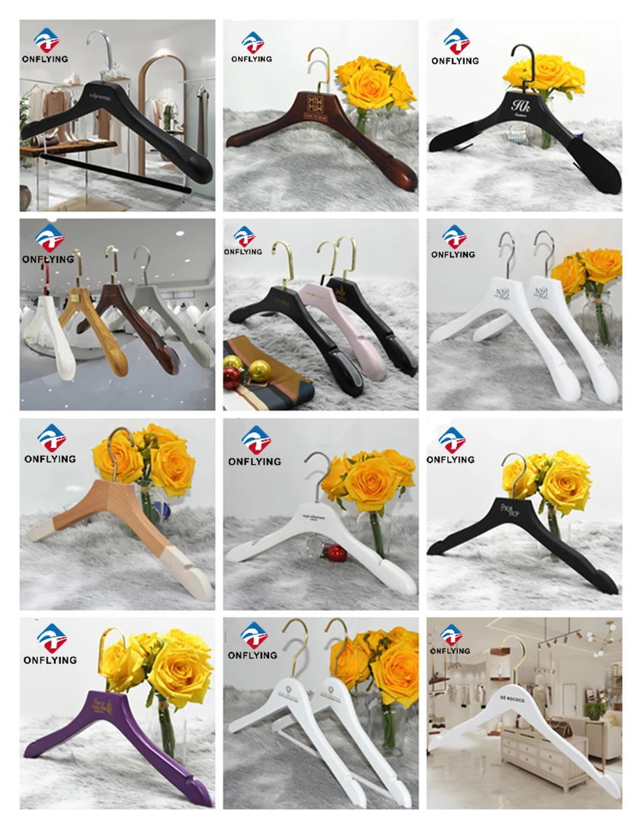 wooden dress hangers factory