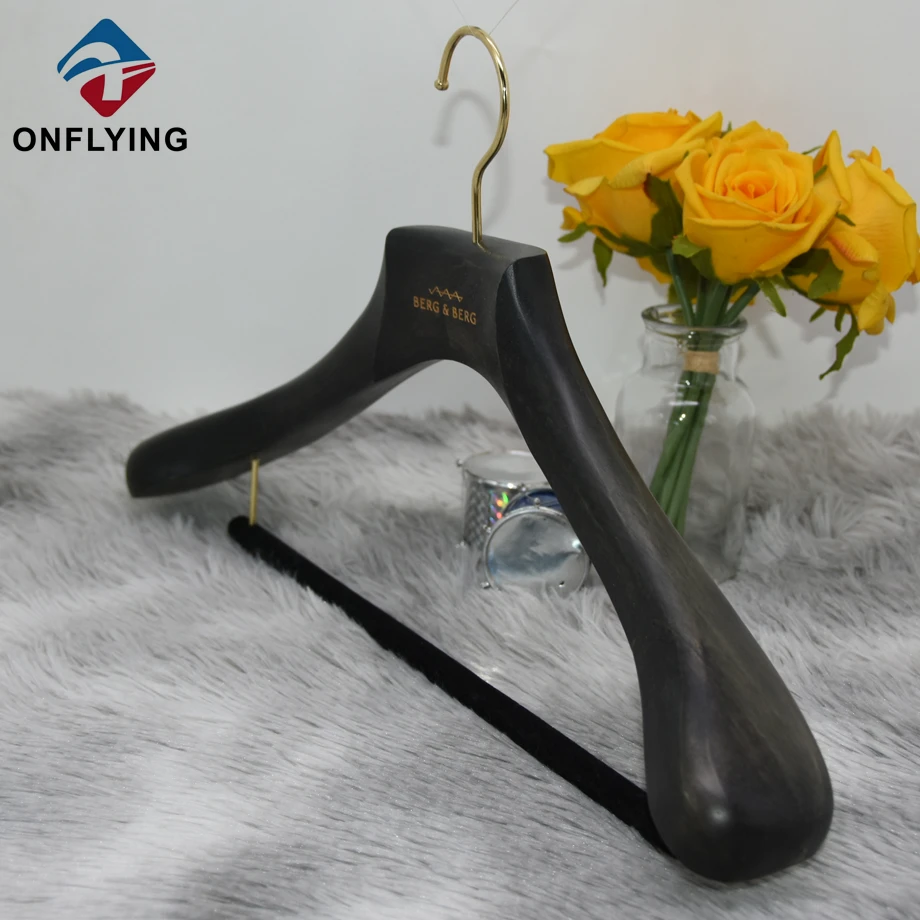 Wood Hangers Custom Logo Factory