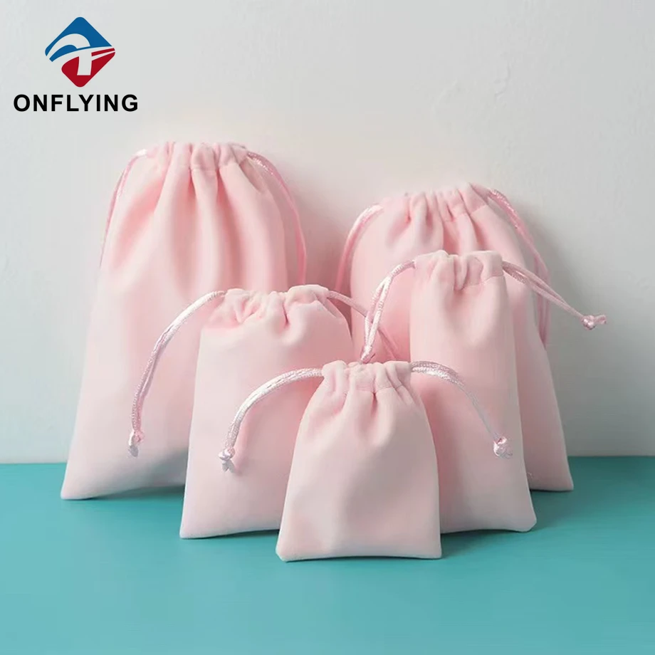 Velvet   Drawstring Cosmetic Bag Manufacturer