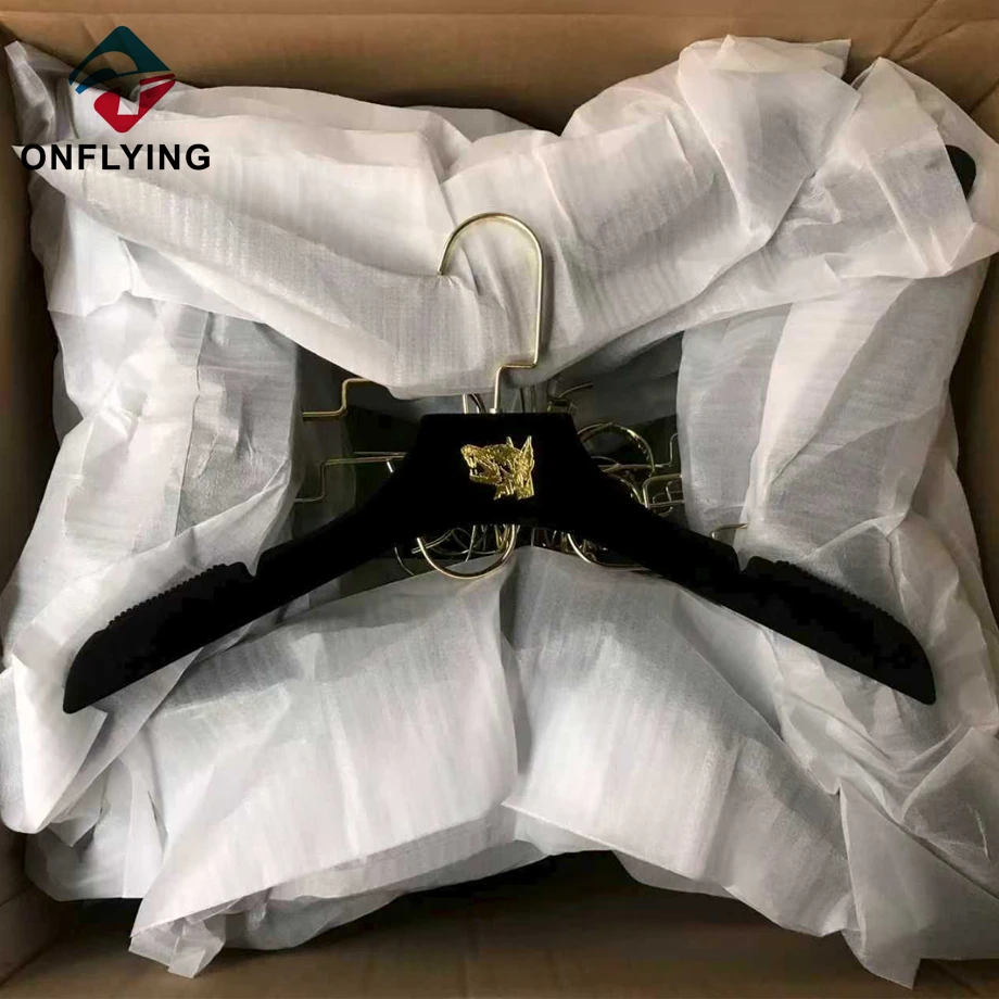 Black Velvet Hangers China Factory