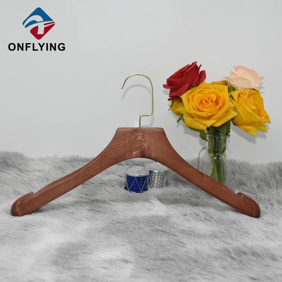 Wooden Boutique Dress Hanger Supplier