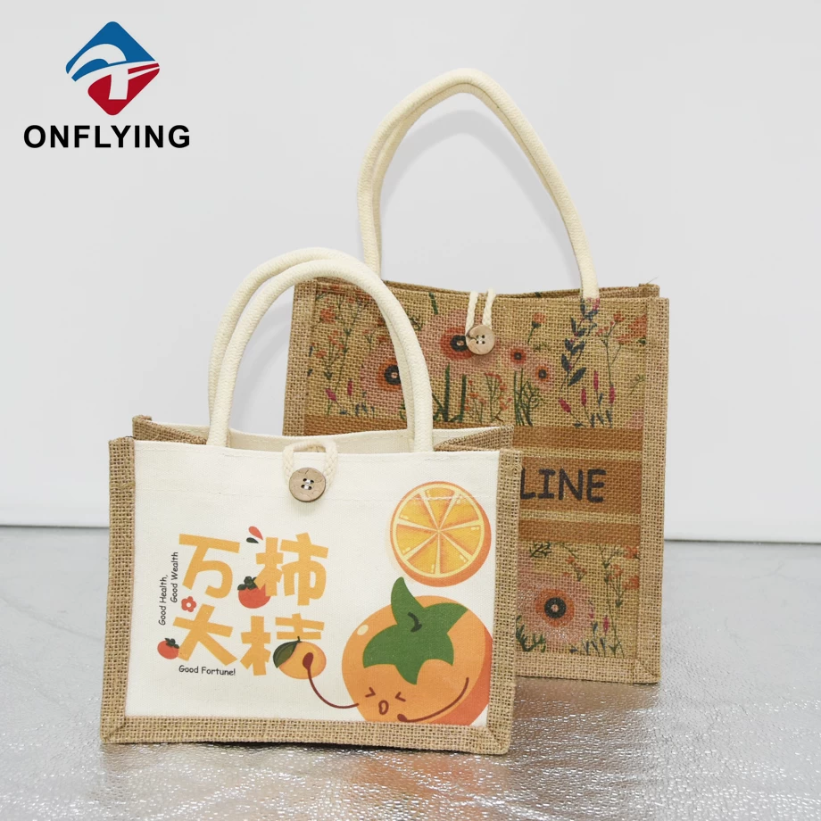 中国 豪華な耐久性のある環境にやさしい再利用可能な再利用可能なジュートバッグ中国メーカー メーカー