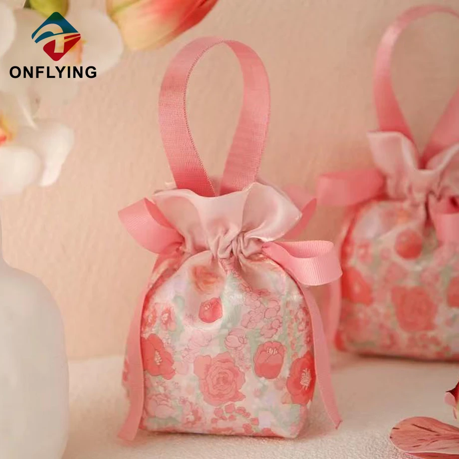 Custom Satin Drawstring Bag Manufacturer