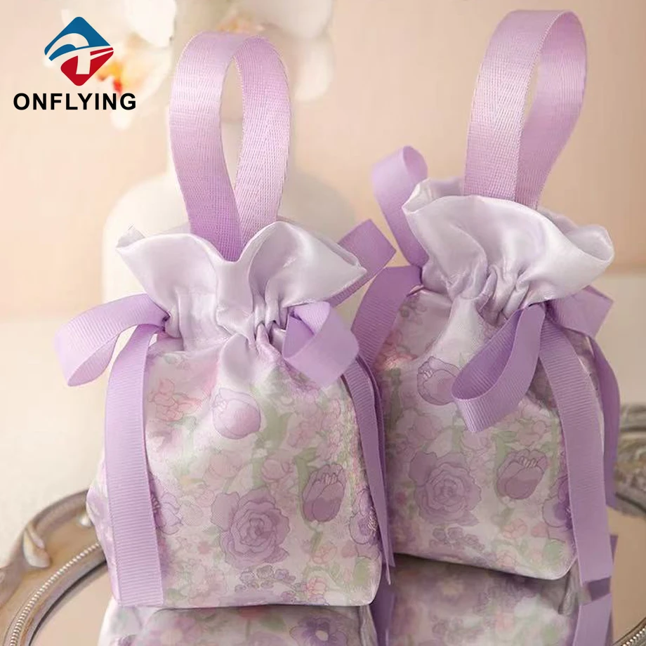 Custom Satin Drawstring Bag Manufacturer