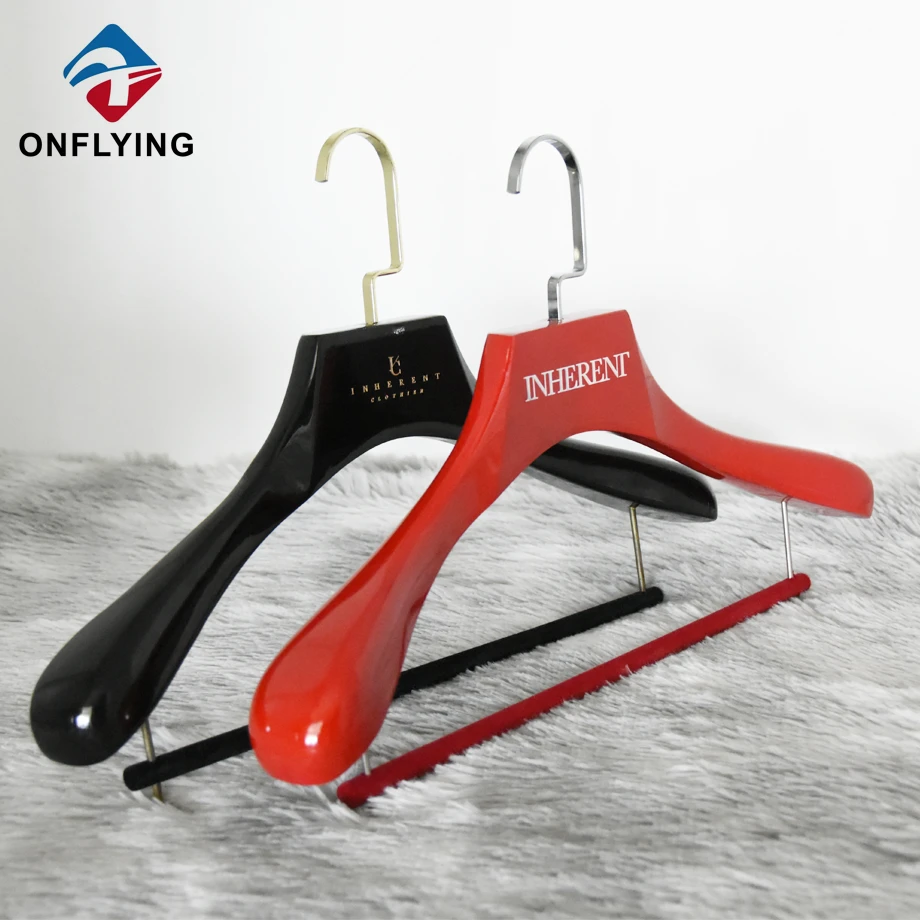 Luxury Wooden Suit Hangers Manufacturer