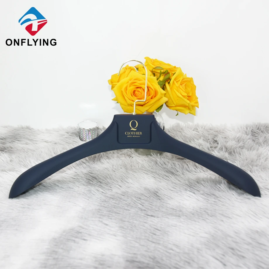 Rubber Coated Luxury Cloth Plastic Hangers Factory