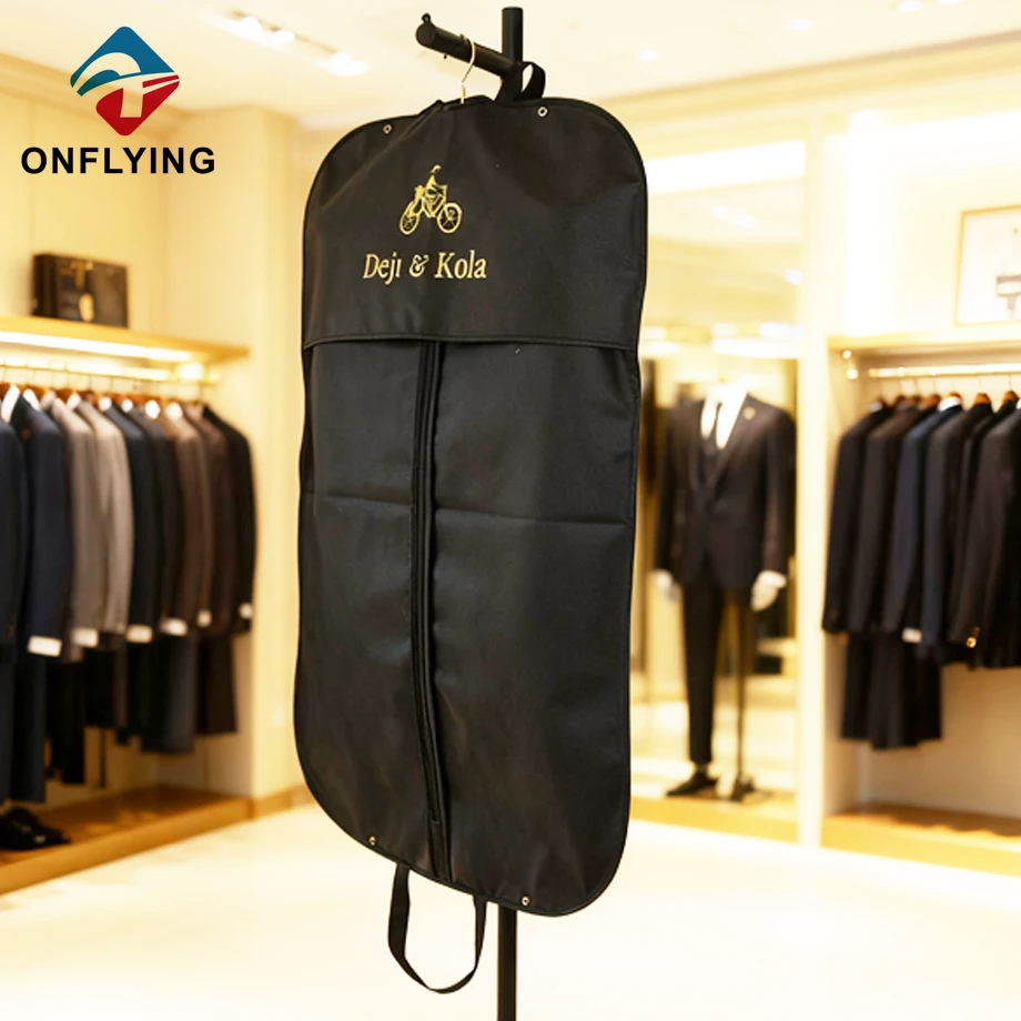 Custom Logo Non-Woven Garment Bags Manufacturer