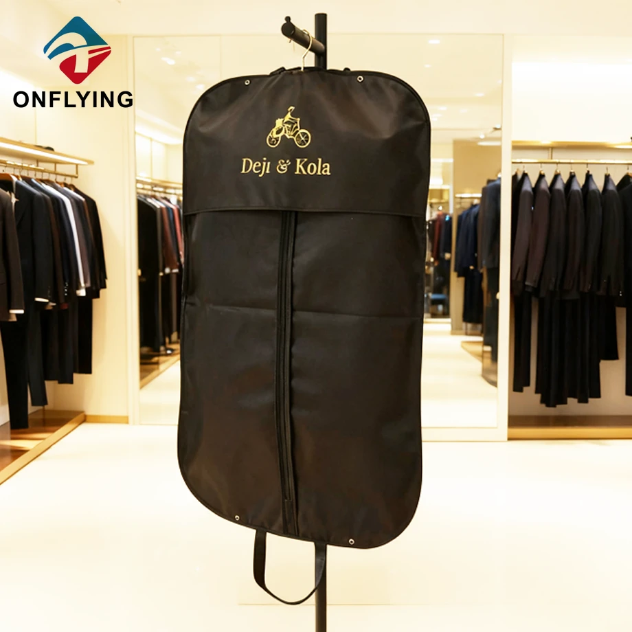Custom Logo Non-Woven Garment Bags Supplier