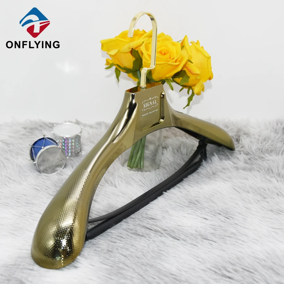 Custom Electroplate Suit Hangers Factory