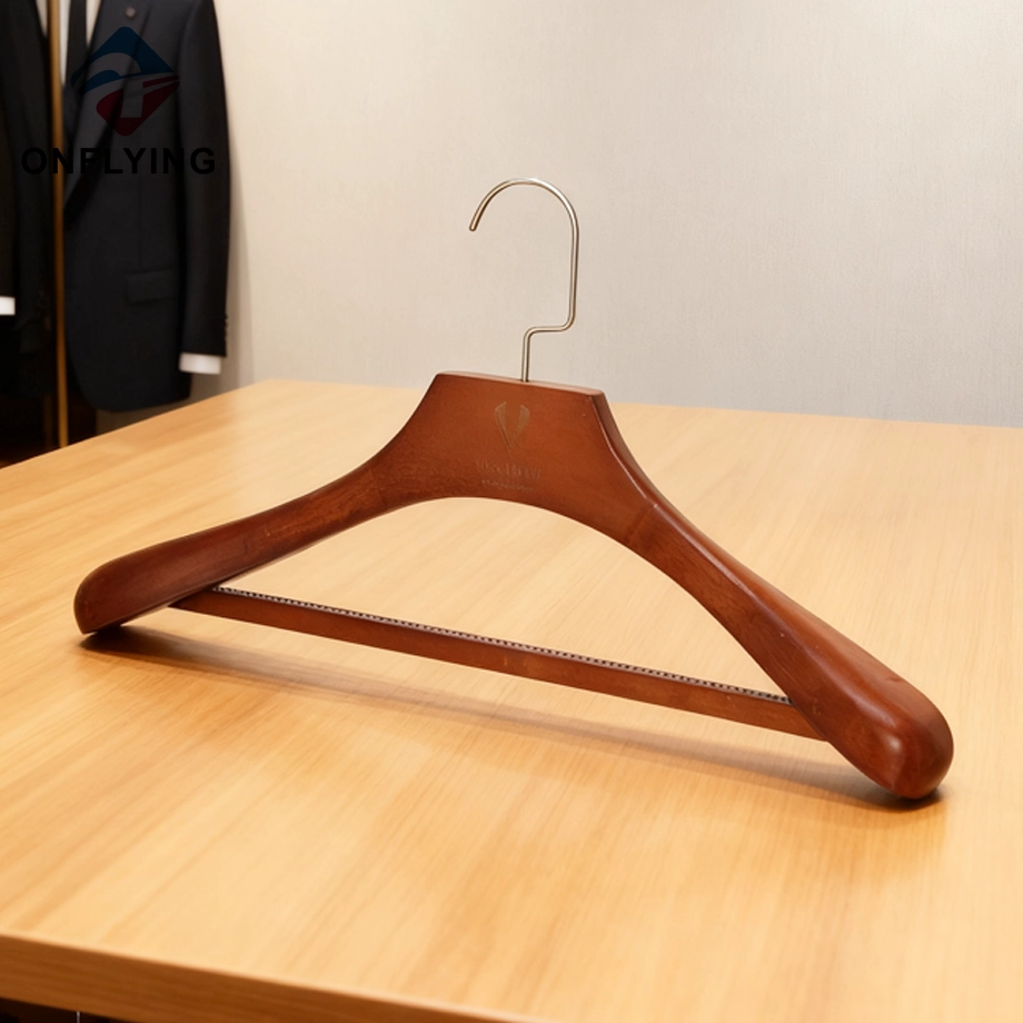 Luxury Wooden Suit Hanger Supplier