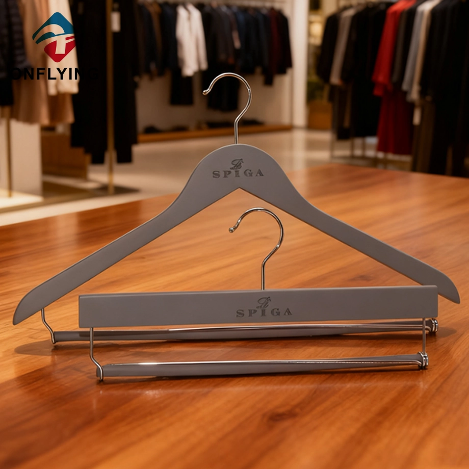 Wood Shirt Pants Set Hangers Supplier