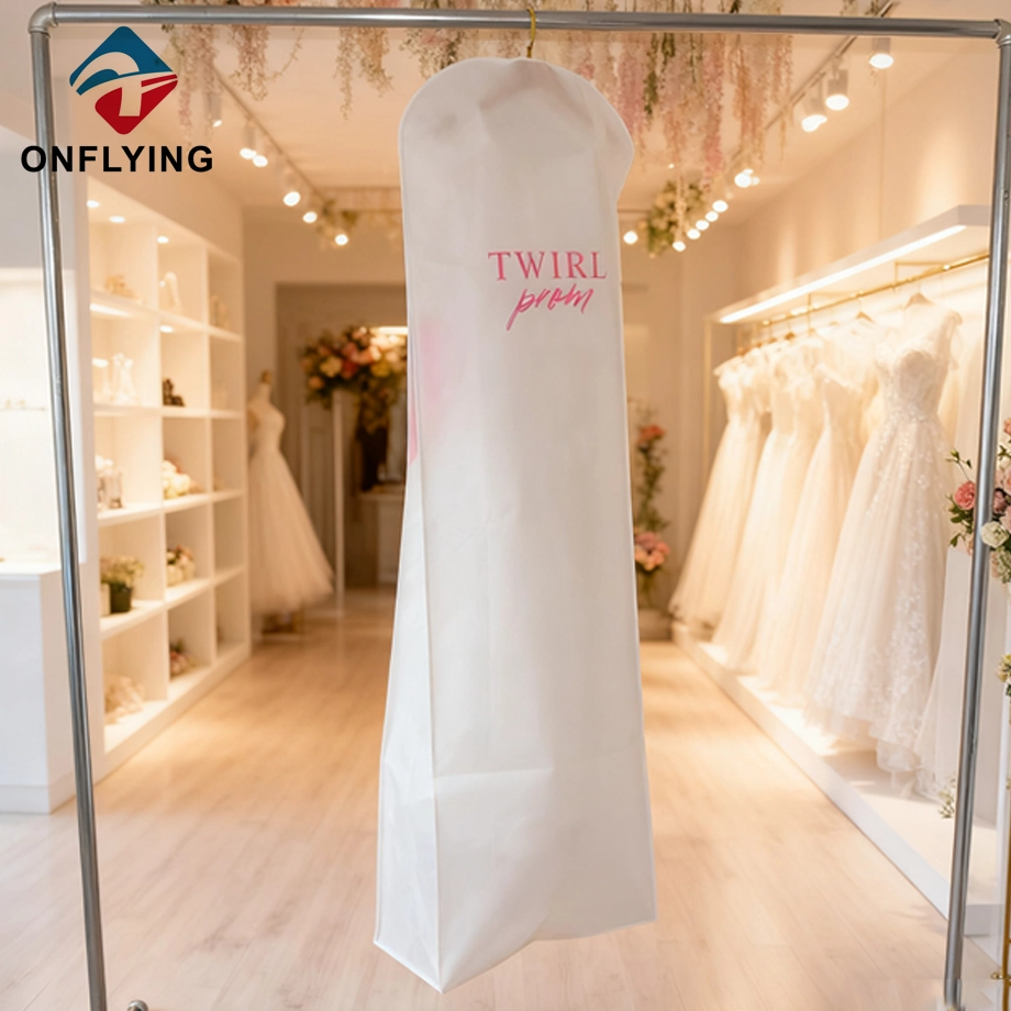 White Non Woven Dress Bag Supplier