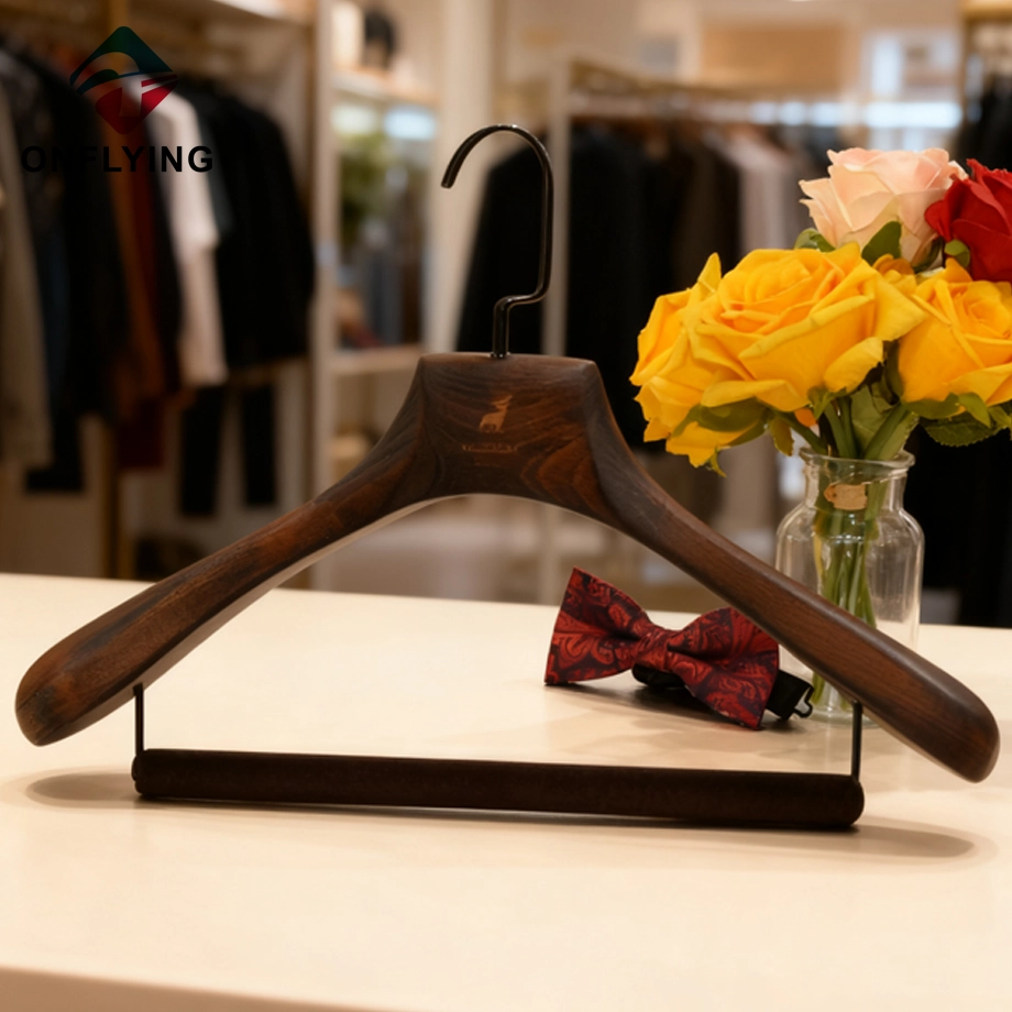 Beech Wooden Suit Hanger Manufacturer