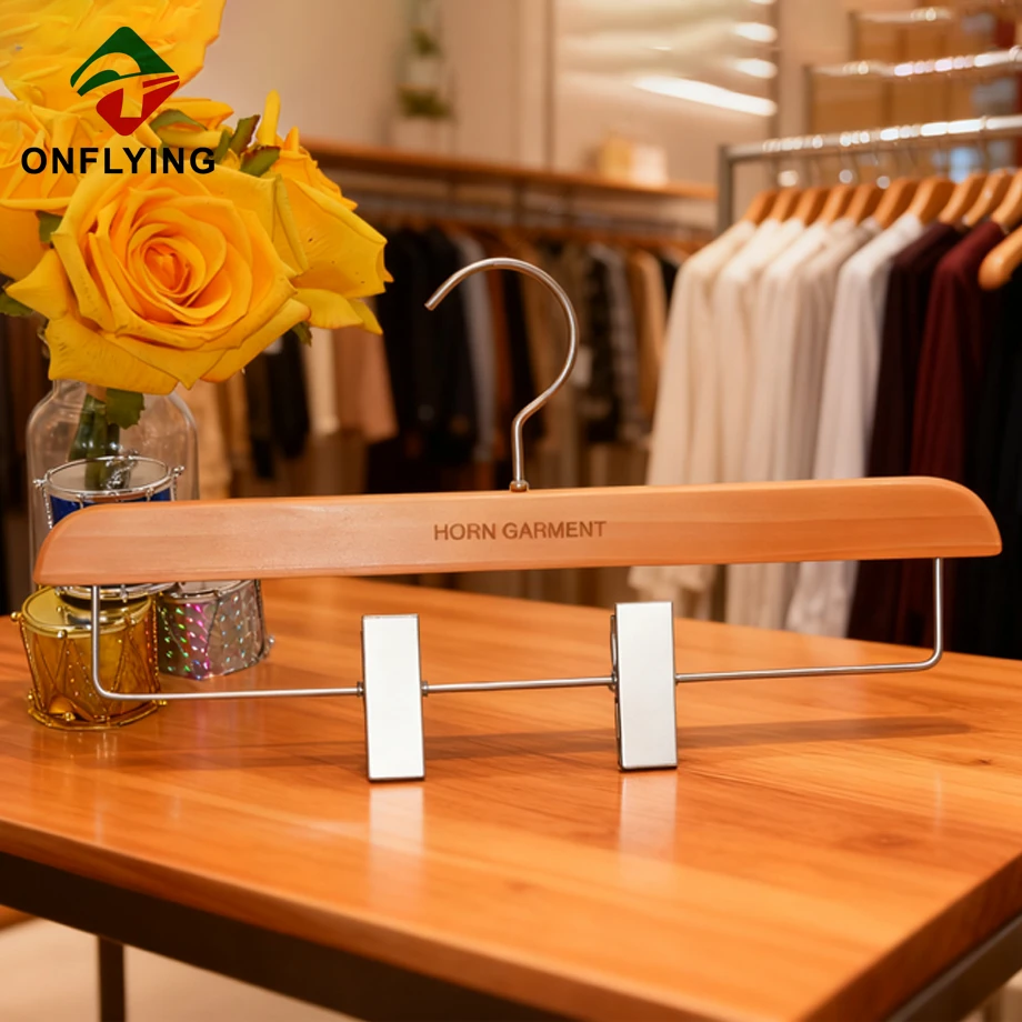 Custom Wood Clothes Hangers Set Manufacturer