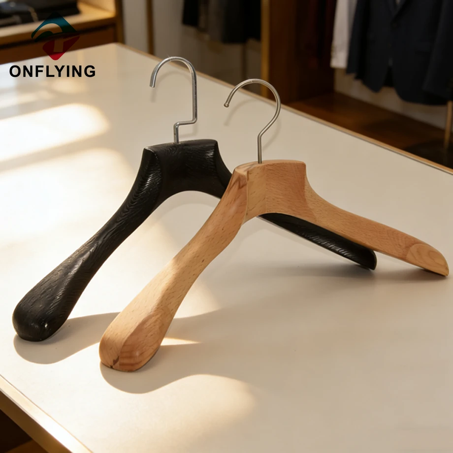 Wood Coat Hanger Set Supplier