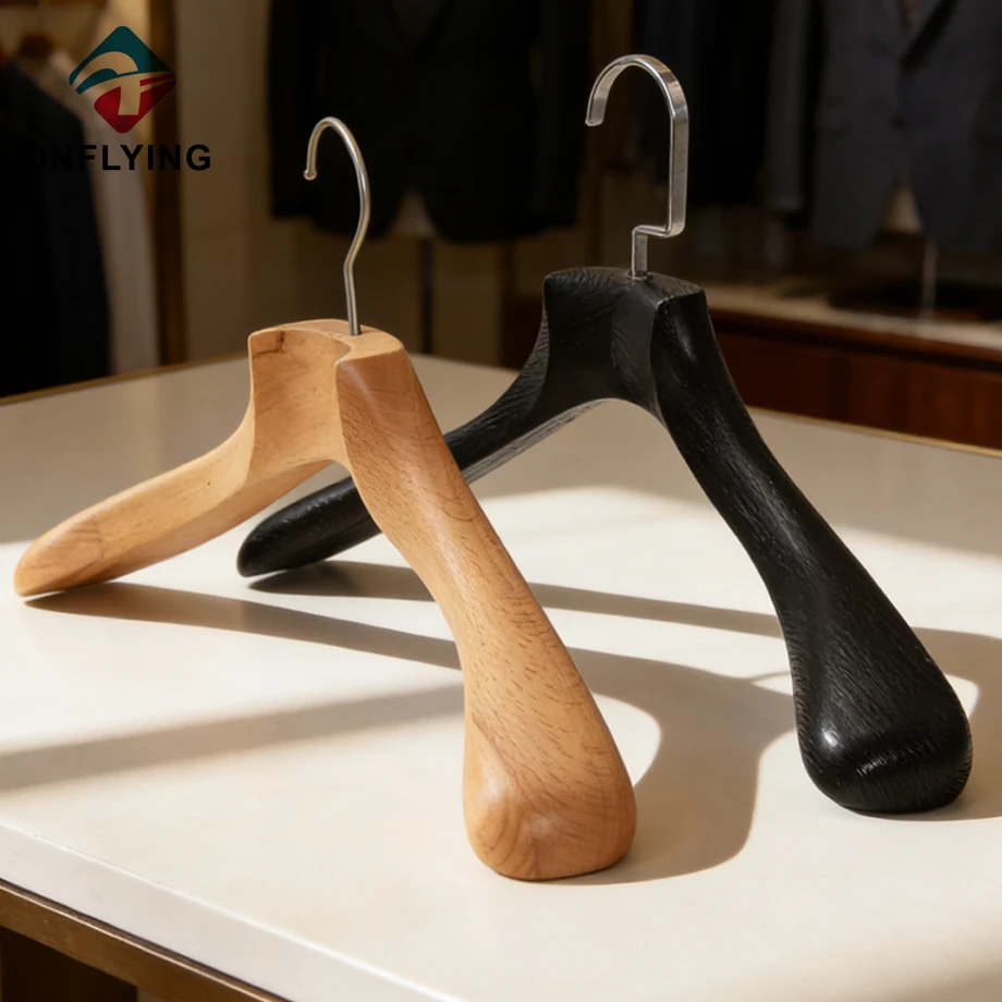 Wood Coat Hanger Set Manufacturer