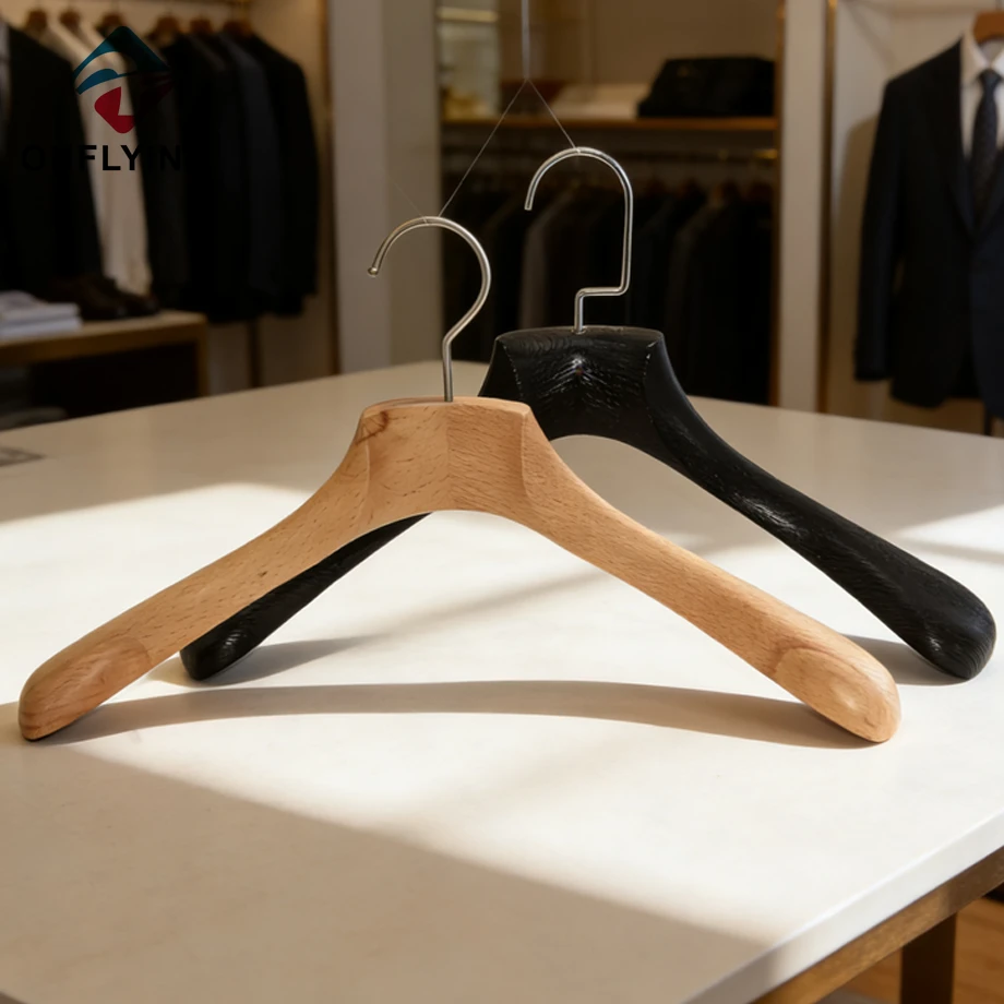 Luxury Wood Coat Hanger Set Manufacturer