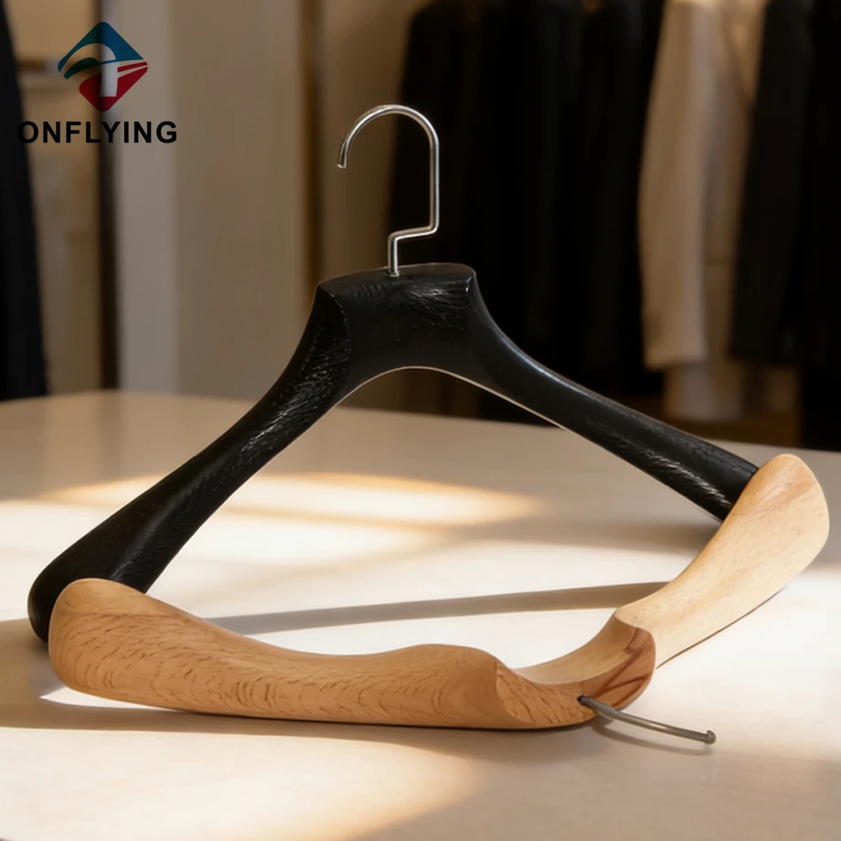 Wood Coat Hanger Set Supplier