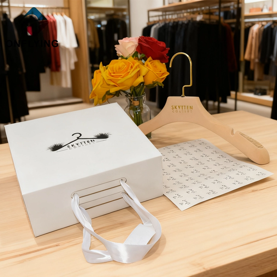 China White Custom Rigid Printed Logo Gift Packaging Carton Box China Factory manufacturer