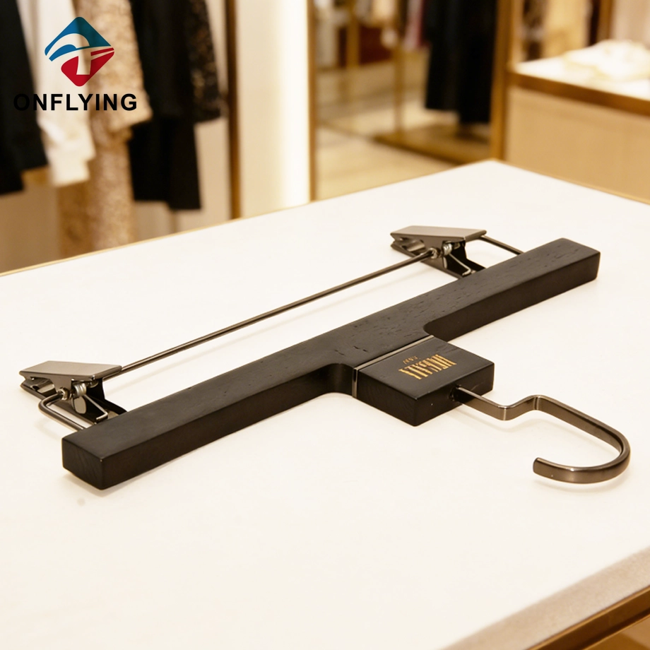 Ashtre Custom Wooden Pants Hangers Supplier