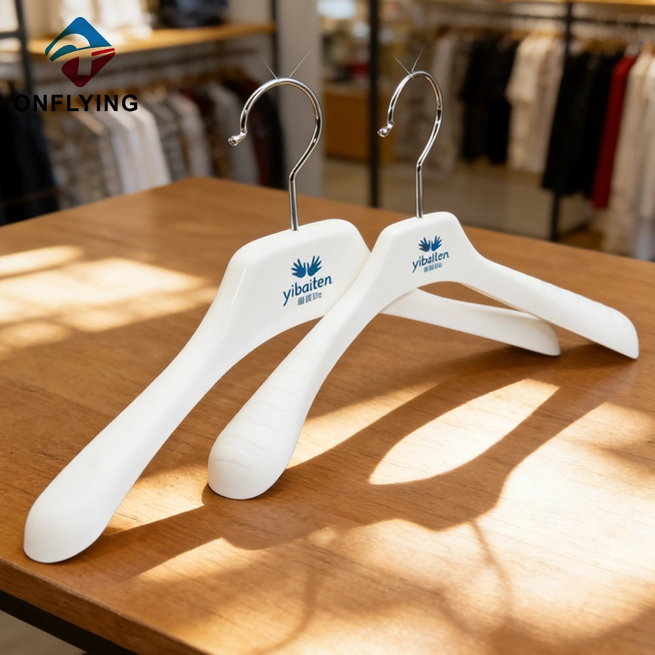 White Kids' Plastic Hangers Factory