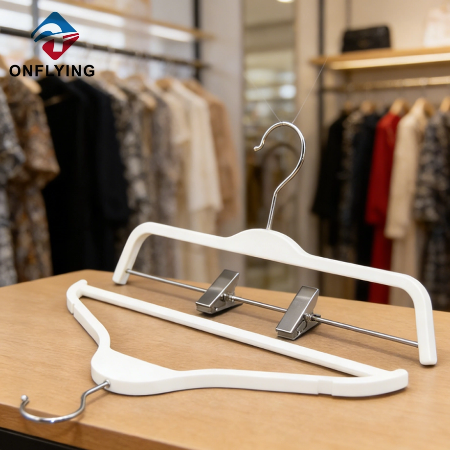 White Plastic Hangers for Shop Manufacturer