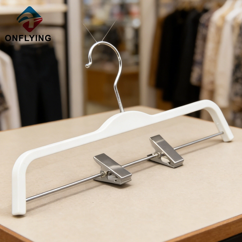 White Plastic Hangers Set Manufacturer