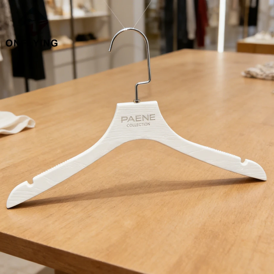 White Dress Plastic Hangers Factory