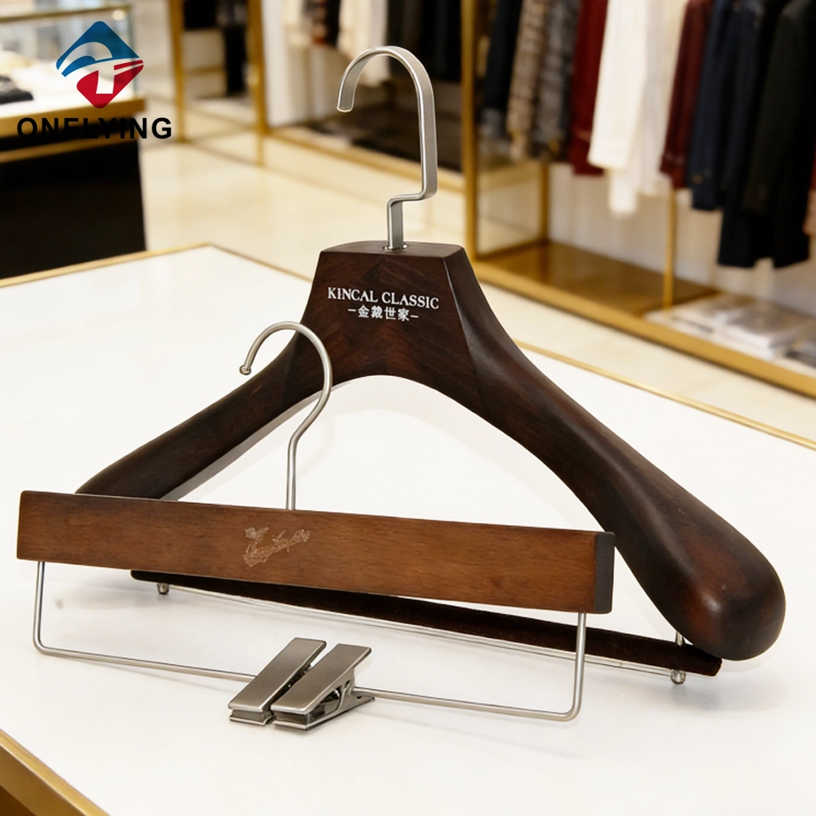 Clothes Luxury Wooden Hanger Factory