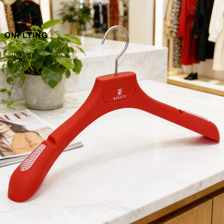 Red Plastic Bridal Hangers Manufacturer