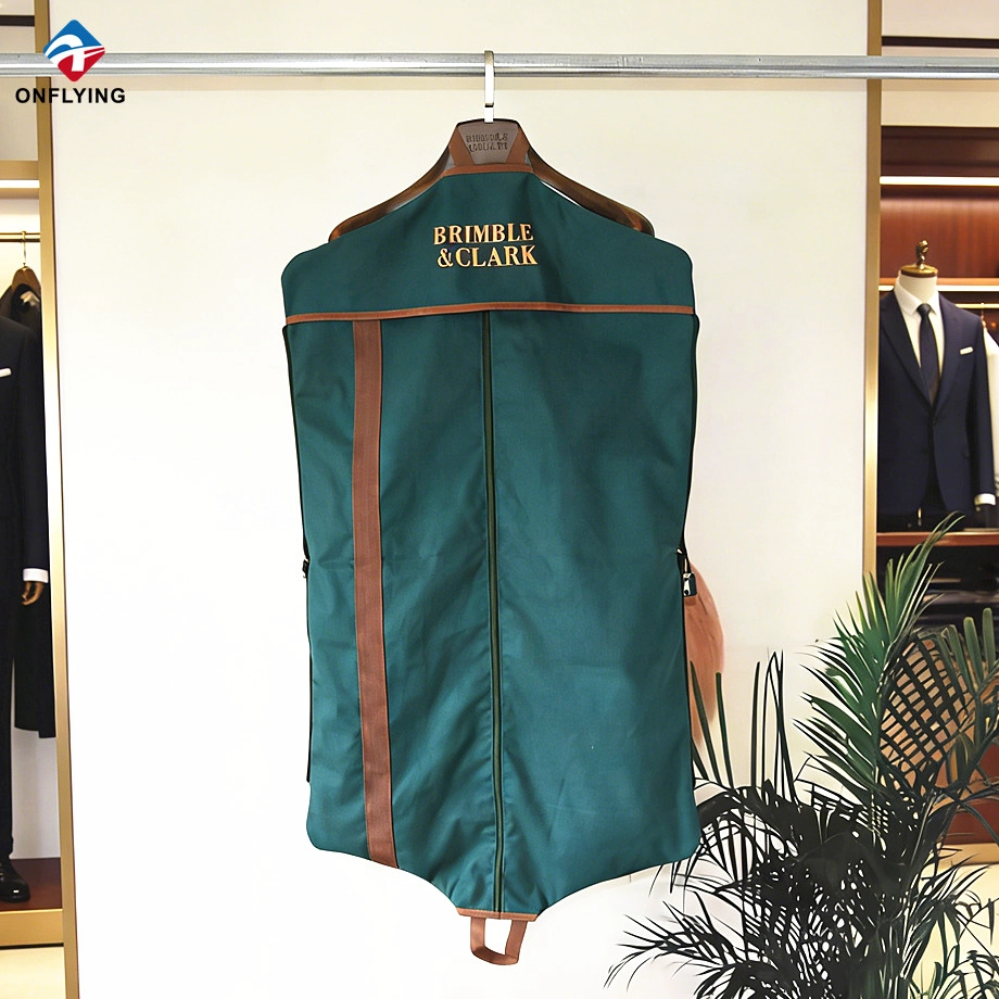 China Portable Large Capacity Carry-on Men's Garment Cotton Dust Bag for Suit Supplier China manufacturer